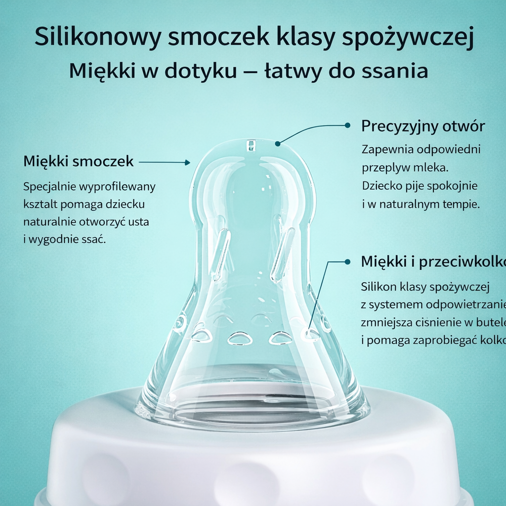 Butelka do karmienia dla niemowląt 240 ml