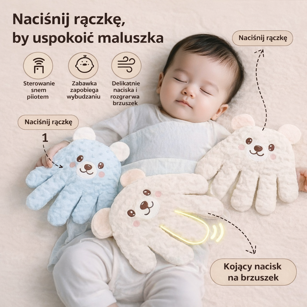 Uspokajająca Poduszka dla Niemowląt „Czuła Dłoń”