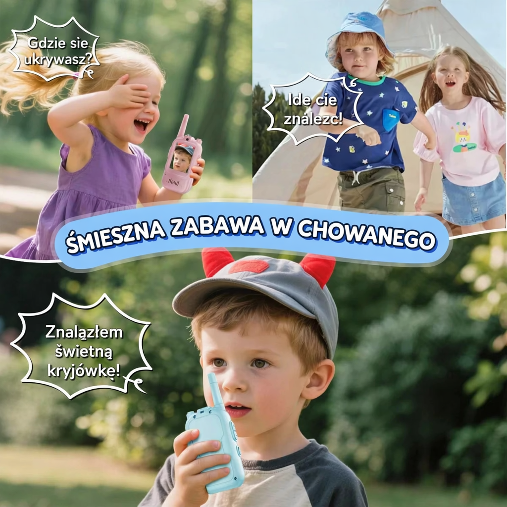 Krótkofalówki dla Dzieci z Kamerą