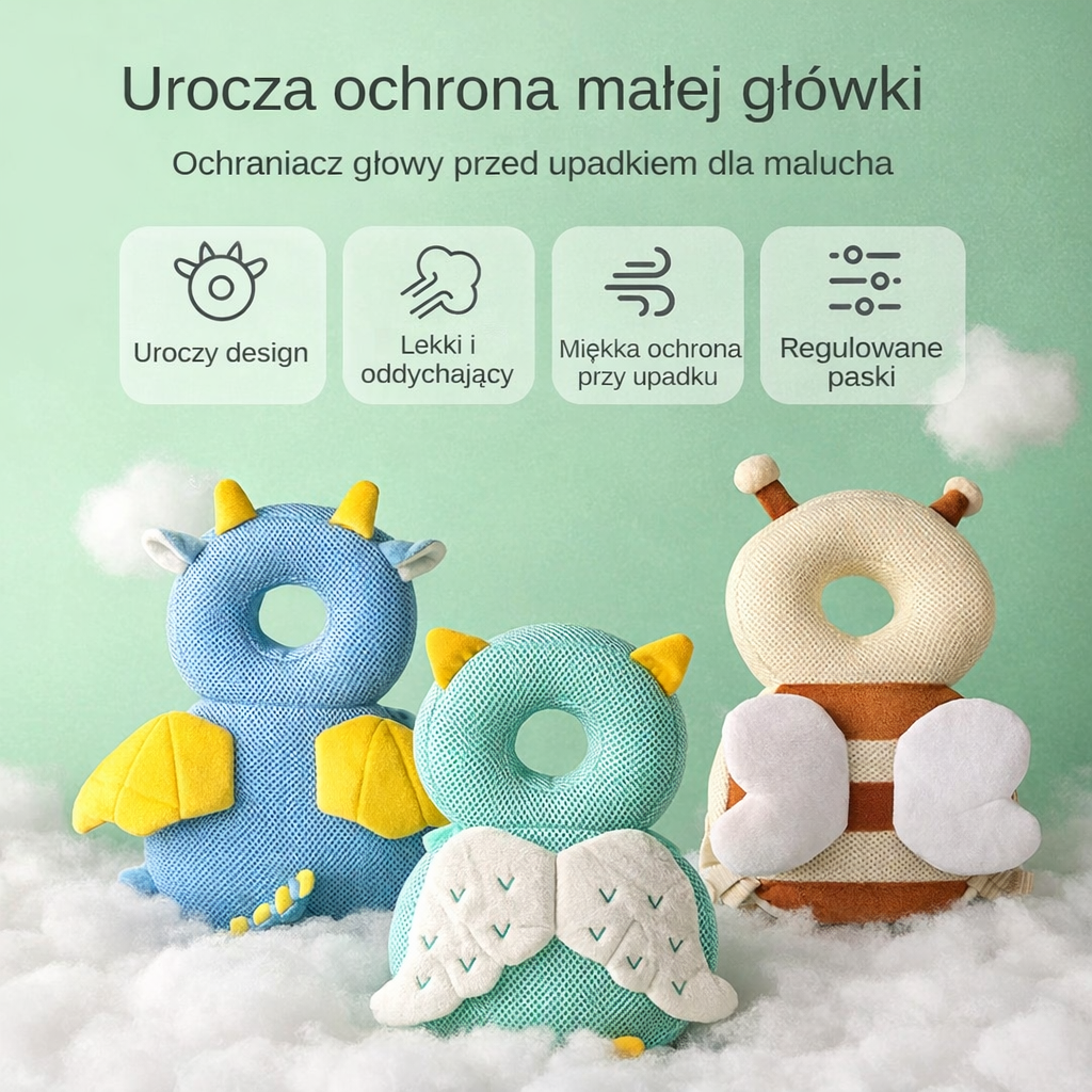 Miękki Ochraniacz Głowy dla Niemowląt