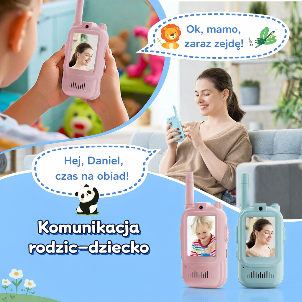 Krótkofalówki dla Dzieci z Kamerą